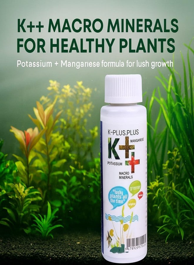 مُكمّل أكواتيك ريميديز K++ سعة 120 مل، مُعزّز للمعادن (البوتاسيوم، والمنغنيز، والكالسيوم) لنمو النباتات المائية | يُستخدم في المياه العذبة والمالحة - Image 2